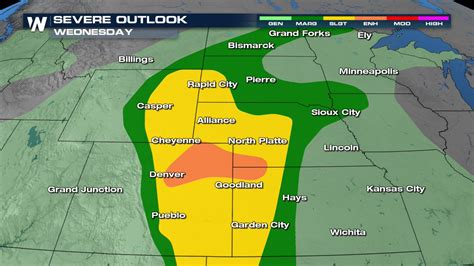 Severe storm threat for Denver area